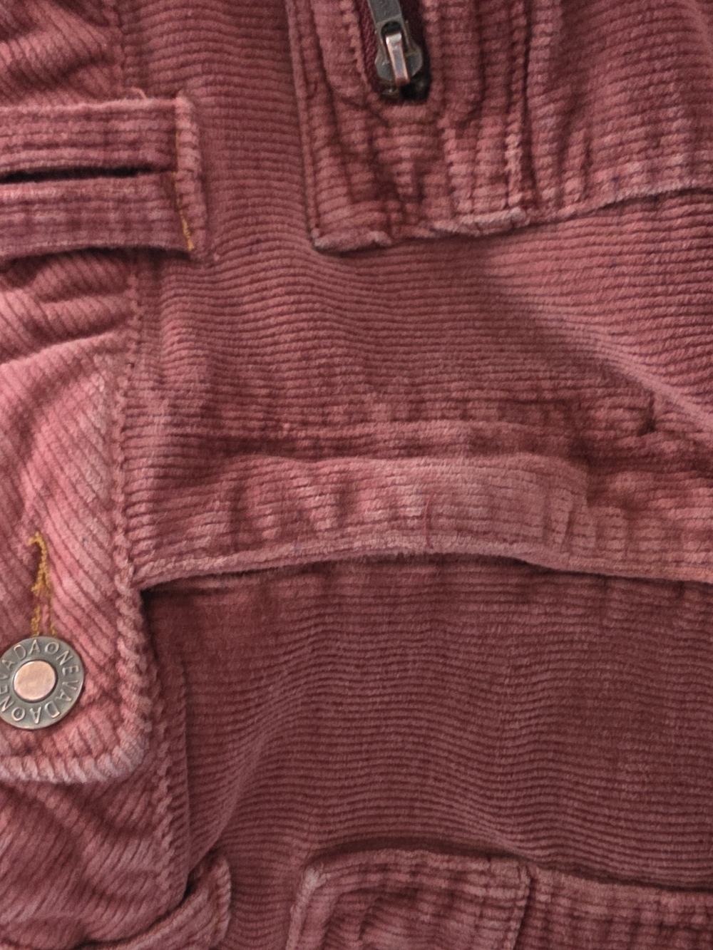 4/$67 Deal! Vintage Nevada Women’s Boot Cut Corduroy Jeans in Dusty Rose - Picture 10 of 13